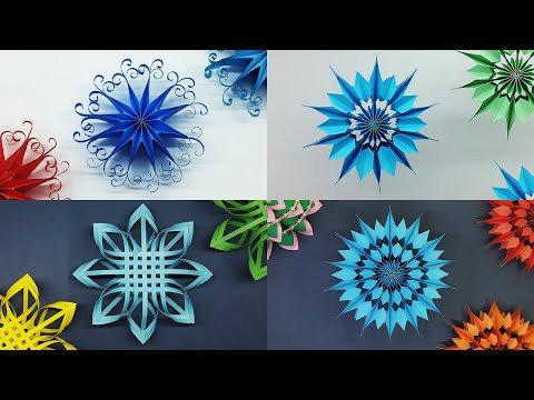 4 Amazing Paper Snowflakes for Christmas Decor | Do It Together 4 Amazing Paper Snowflakes for Christmas Decor | Do It Together