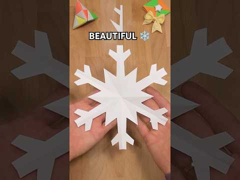 ⚙️BEST PAPER SNOWFLAKE TUTORIAL INCL ART | CHRISTMAS CRAFTS ⚙️BEST PAPER SNOWFLAKE TUTORIAL INCL ART | CHRISTMAS CRAFTS