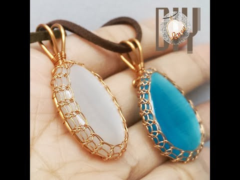 Basic viking knit | pendant | big stone no holes @Lan Anh Handmade 889 #Shorts Basic viking knit | pendant | big stone no holes @Lan Anh Handmade 889 #Shorts