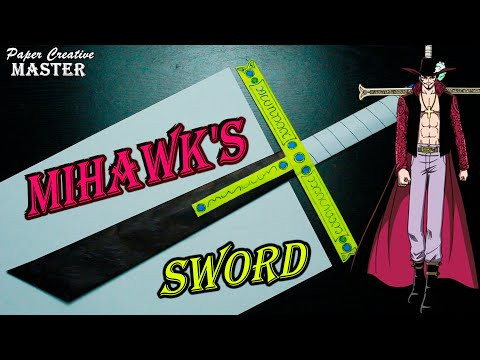 How to make a sword out of paper ❘ One Piece ❘ Yoru, Mihawk's Sword How to make a sword out of paper ❘ One Piece ❘ Yoru, Mihawk's Sword