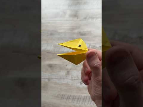 origami pacman | paper pacman | origami toys #origami #papercraft #pacman