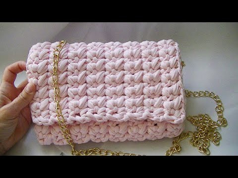 ОЧЕНЬ ПРОСТО!!! СТИЛЬНАЯ СУМКА-КЛАТЧ ЗА ПАРУ ЧАСОВ КРЮЧКОМ!!! ОЧЕНЬ ПРОСТО!!! СТИЛЬНАЯ СУМКА-КЛАТЧ ЗА ПАРУ ЧАСОВ КРЮЧКОМ!!!