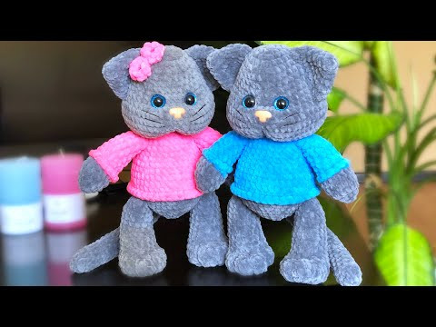 Вязаный котик крючком. Подробный МК. Часть 1 Вязаный котик крючком. Подробный МК. Часть 1