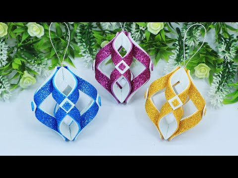 Beautiful Christmas Ornaments Made Of Foamiran Beautiful Christmas Ornaments Made Of Foamiran