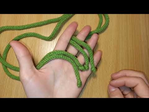 полый шнур на 4х петлях,красивый шнур на шапку лягушку из TikTok полый шнур на 4х петлях,красивый шнур на шапку лягушку из TikTok