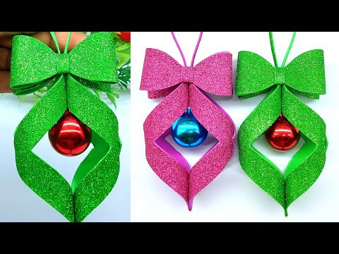 How to Make a Beautiful Christmas Tree Topper & Ornaments at Home | Easy DIY Christmas Crafts How to Make a Beautiful Christmas Tree Topper & Ornaments at Home | Easy DIY Christmas Crafts