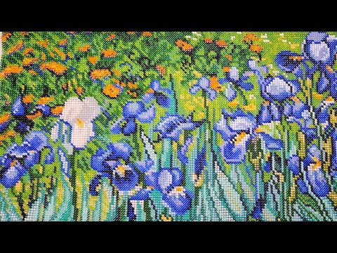 #5 Влог вышивальщицы / Золотые ручки - Ирисы. Ван Гог / Организация / Бисер