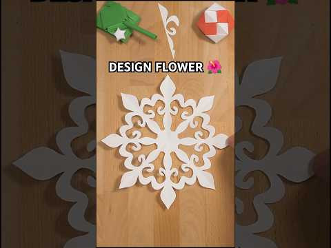 DIY PAPER SNOWFLAKE DESIGN FLOWER TUTORIAL | SUPER WAY ORIGAMI SNOWFLAKE INCL ART DIY PAPER SNOWFLAKE DESIGN FLOWER TUTORIAL | SUPER WAY ORIGAMI SNOWFLAKE INCL ART