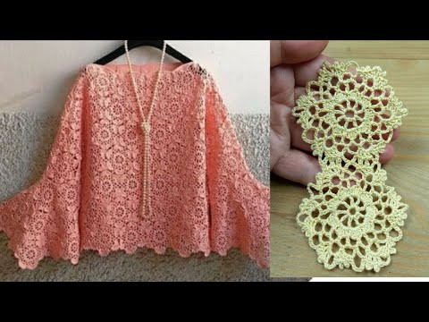 Ажурная блузка крючком МОТИВ ДЛЯ ШИКАРНОЙ БЛУЗКИ Ажурная блузка крючком МОТИВ ДЛЯ ШИКАРНОЙ БЛУЗКИ