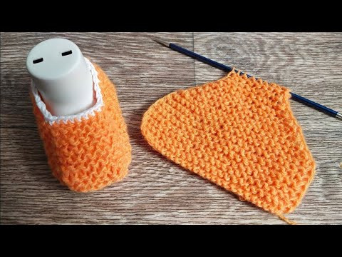 Самые простые пинетки спицами ✨ для начинающих ☝️