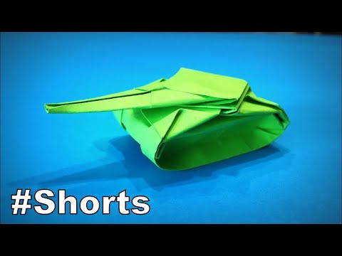 Origami Tank | How to Make a Paper Tank DIY | Easy Origami ART Paper Crafts #Shorts Origami Tank | How to Make a Paper Tank DIY | Easy Origami ART Paper Crafts #Shorts