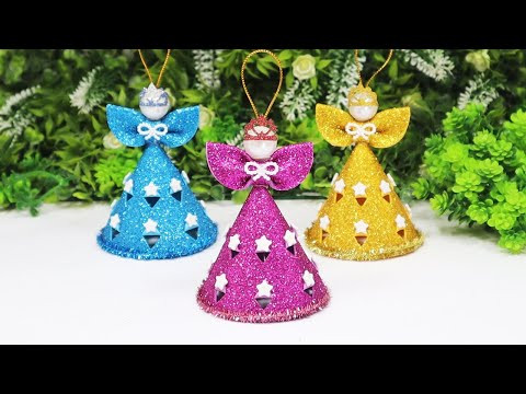 DIY Christmas Angels With Foam DIY Christmas Angels With Foam