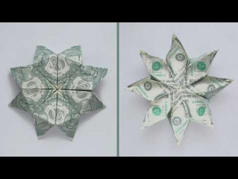 My MONEY FLOWER - STAR | 8 Petals | Modular Dollar Craft | Tutorial DIY by NProkuda