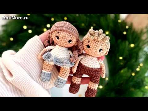 Амигуруми: схема Мини куклы для игр | Игрушки вязаные крючком - Free crochet patterns.