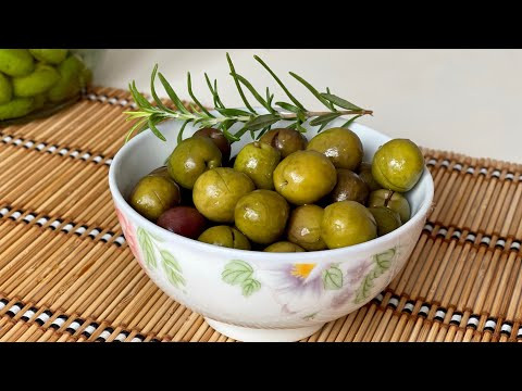 ЗАМАРИНУЕМ ОЛИВКИ ВМЕСТЕ? Натурально! Вкусно! Быстро!