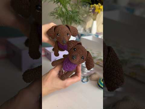 Crocheted puppies are made according to the customer's photo! #crochettutorial #crochet #amiguru