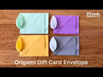 Origami Gift Card Envelope (2)