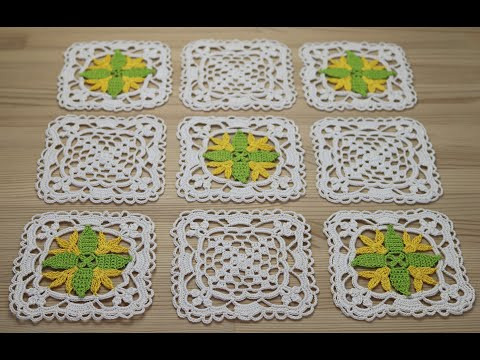 Вязание КВАДРАТНОГО МОТИВА с цветком Flower Square Crochet Motif How To Crochet A Granny Square Вязание КВАДРАТНОГО МОТИВА с цветком Flower Square Crochet Motif How To Crochet A Granny Square