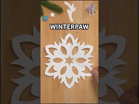 INCL ART EASY WINTERPAW SNOWFLAKE TUTORIAL ❄️ | EASY CHRISTMAS DIY PAPERCRAFT | INCLART #paper INCL ART EASY WINTERPAW SNOWFLAKE TUTORIAL ❄️ | EASY CHRISTMAS DIY PAPERCRAFT | INCLART #paper