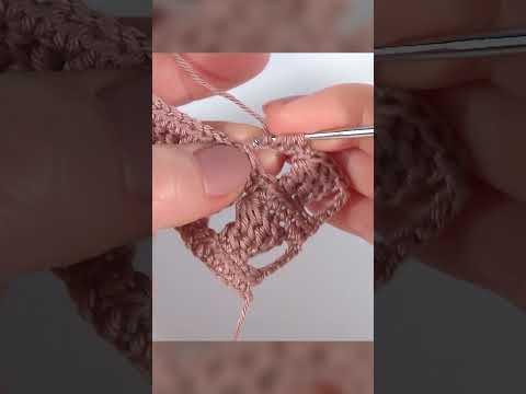 Необычный приём в вязании крючком#elenarugalstudio #вязание #crochet Необычный приём в вязании крючком#elenarugalstudio #вязание #crochet