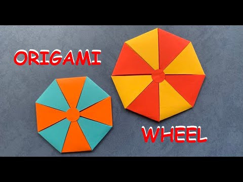Origami paper wheel | Игрушка из бумаги | Boomerang origami Origami paper wheel | Игрушка из бумаги | Boomerang origami