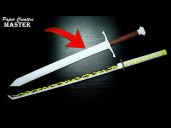 Future Trunks Super Saiyan Sword (Paper Creative Master)