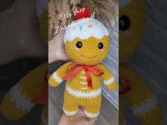 CHRISTMAS PDF PATTERNS ENG Etsy shop Zihandmadepdf  #gingerbreadman  #snowman #crochet #amigurumi