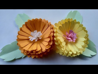Paper art! make a paper flowers