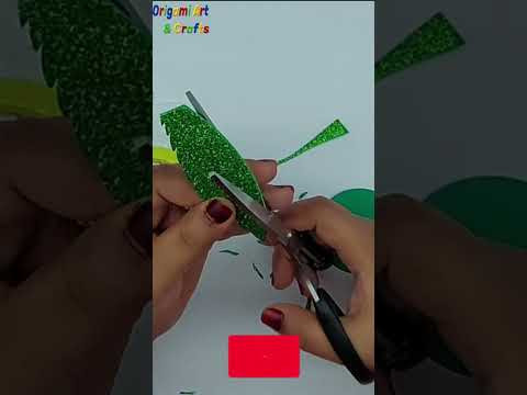 Learn How to Make Foam Paper Flower #shorts #short #shortsvideo