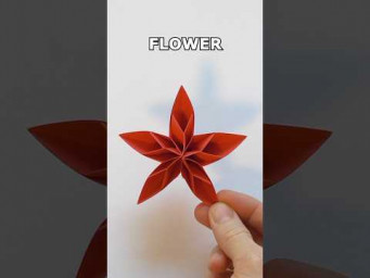 AMAZING FLOWER ORIGAMI | HOW TO MAKE A FLOWER OUT OF PAPER INCLART