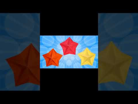 Звезда из бумаги своими руками на 23 февраля #shorts