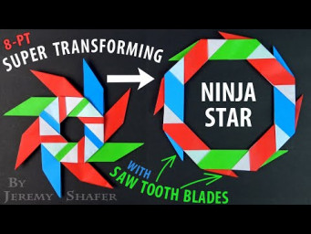 Super Transforming Ninja Star w/ Saw Tooth Blades!