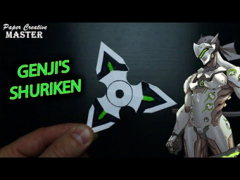 How to make Genji's shuriken from Overwatch out of paper