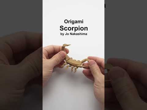 ORIGAMI SCORPION (Jo Nakashima) #shorts