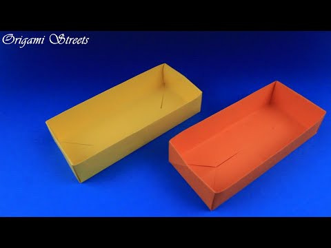 Как сделать коробку из бумаги Как сделать коробку из бумаги