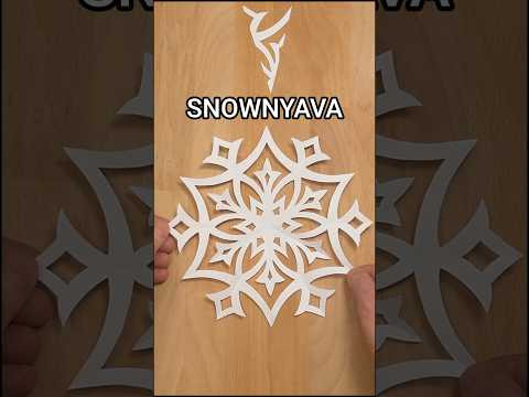 HOW TO MAKE PAPER SNOWNYAVA SNOWFLAKE INSTRUCTION | CHRISTMAS DECORATION IDEAS INCLART #coolidea HOW TO MAKE PAPER SNOWNYAVA SNOWFLAKE INSTRUCTION | CHRISTMAS DECORATION IDEAS INCLART #coolidea
