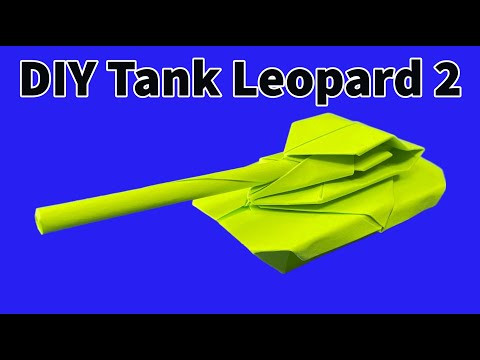 How to Make a Paper Tank Leopard 2 | Weapons of the Victory of Ukraine | Origami Tank How to Make a Paper Tank Leopard 2 | Weapons of the Victory of Ukraine | Origami Tank