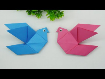 Easy Origami Flapping Bird Folding Tutorial | DIY Paper Bird