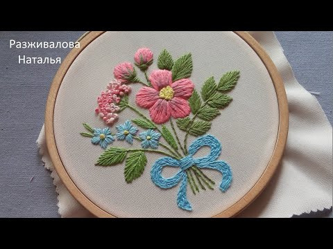 МК. Вышивка бантика нитками. Простой способ. Embroidery of a bow with threads. A simple way. МК. Вышивка бантика нитками. Простой способ. Embroidery of a bow with threads. A simple way.
