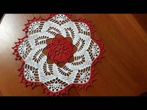Салфетка ,, ЗВЕЗДА,, крючком. Салфетка для начинающих. Салфетка ,, ЗВЕЗДА,, крючком. Салфетка для начинающих.