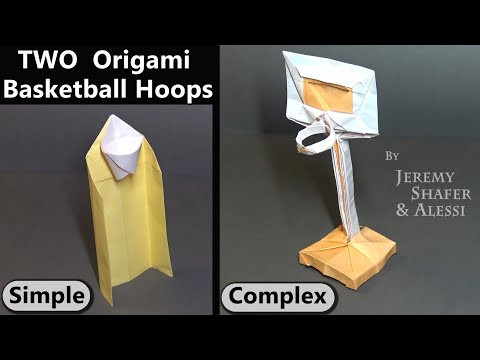 Two Origami Basketball Hoops, Two Paper Airplanes and a Catapult! Two Origami Basketball Hoops, Two Paper Airplanes and a Catapult!