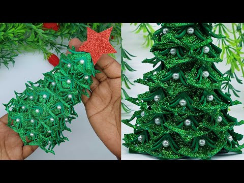 Wonderful Christmas Tree Making Idea With EVA Wonderful Christmas Tree Making Idea With EVA