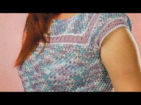 Ажурные топы для полных женщин