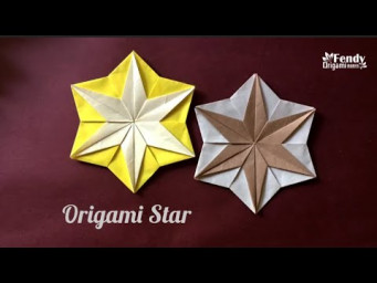 Origami 6-Point Star/Paper Coaster