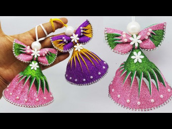 Beautiful Angel Christmas Tree Topper - Christmas Angel Decoration - DIY Christmas Angel With Paper
