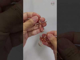 Angel - Free tutorial video link above the title  #shortsvideo #wireworks #stonebeads