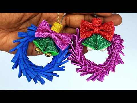 Beautiful Christmas Wreath - How to Make Paper Wreath - Decorate With Me - Dollar Tree DIY