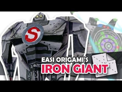How to make THE IRON GIANT Papercraft Origami