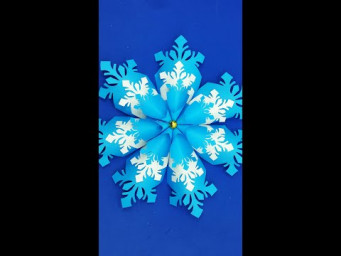 Christmas Snowflakes Making Ideas ❄ Christmas Decoration ❄ DIY Crafts #shorts