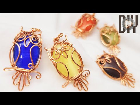 Owl | Pendant | Halloween | oval cabochon | stone without holes 855